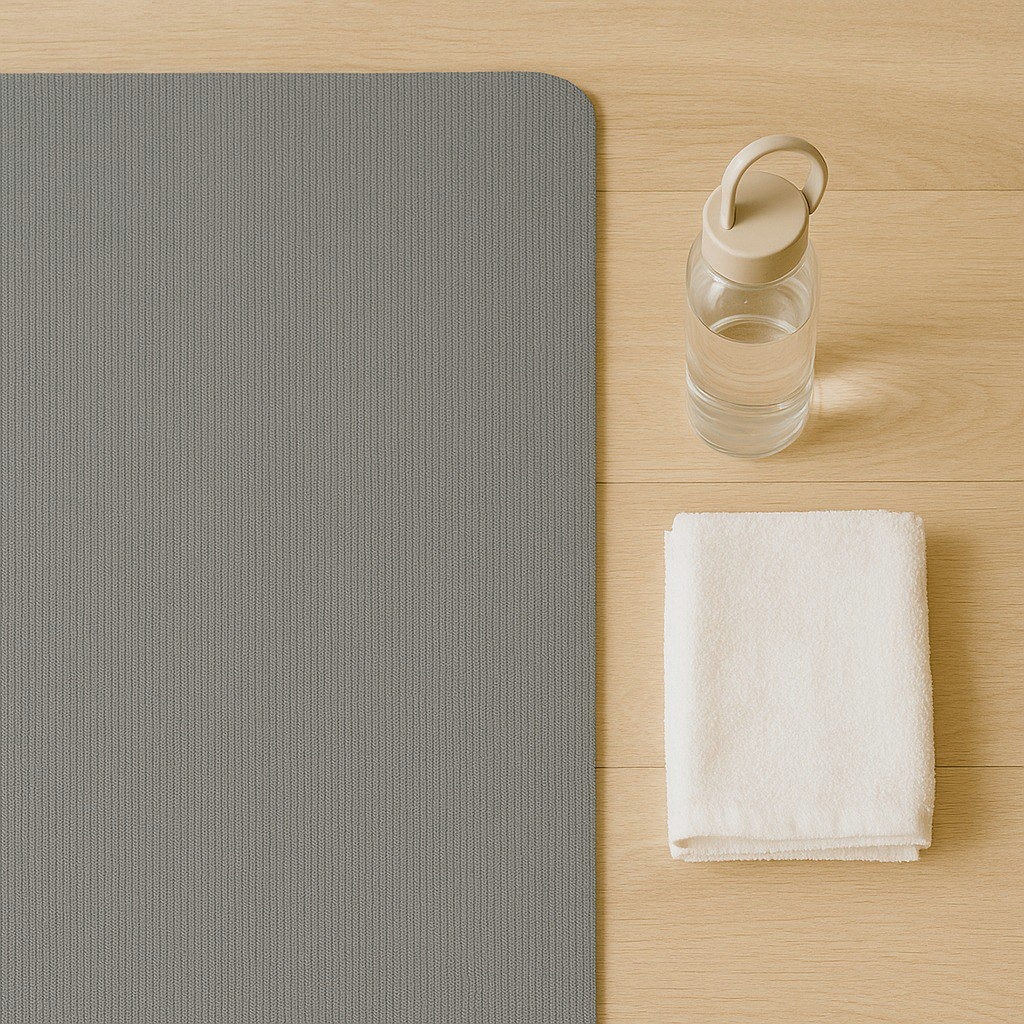 Місце для практики: килимок, подушка і спокій.